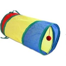 Odea Katlanır Kedi Tüneli, 50 Cm, Gökkuşağı Renkli