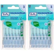 SBN - Store Blister X-Soft 0.6 mm - Mavi Diş Arayüz Fırçası (1x 8 Adet) (2 Paketi)