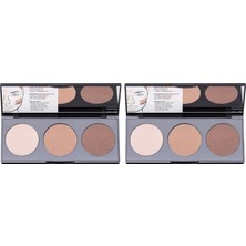 SBN - Store Cosmetics Perfecting Pudramsı Kontür Paleti 02 Medium To Dark (2 Paketi)