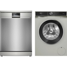 Siemens SN27YI82DT IQ700 Solo Bulaşık Makinesi + WG52K2ZSTR IQ500 Çamaşır Makinesi 10 kg 2'li Set