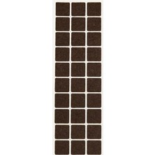SBN - Store Kare Yapışkanlı Mobilya Altlığı (Tek Plaka x 30 Adet) - 2x2 cm Ince Ayaklar Için Çizilmez ve Ses Kesici Ped