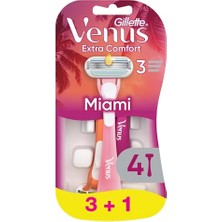 Gillette Venus Smooth Miami Kadın Tıraş Bıçağı 4'lü