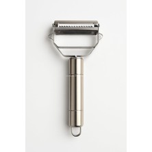 SBN - Store Paslanmaz Çelik Turbo Jülyen Soyucu Pratik Meyve Sebze Soyacağı Çok Fonksiyonlu Kesici ve Doğrayıcı Rende Spiral Dilimleyici Turbo Julienne Peeler Mut