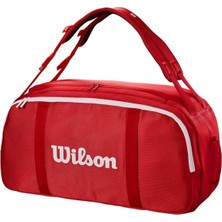 Wilson Süper Tour Coaches Duffel Spor, Seyahat ve Tenis Çantası Kırmızı WR8037101001