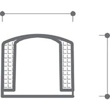SBN - Store Kapı Stoper 35 mm Krom Saten-Syah Plastk - DDS1005 0035 Cb-P6