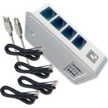 Nexpay Caller Id Telefon Hatlı Modem Arayan Numarayı Gösteren 4 Hat C814A