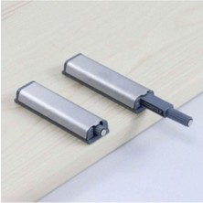 SBN - Store Metal Dolap Kapak Iticisi, Mıknatıslı Bas Aç Mekanizması, Metal, 75 mm x 42 mm (1, Metalik)