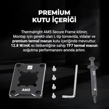 SBN - Store Thermalright Amd Am5 Soket Güçlendirme Montaj Kiti Tf7 Termal Macun Dahil Siyah Asf Am5