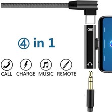 Str Store 9044 Type C To 3.5mm Stereo Kulaklık Aux Şarj Çevirici Dönüştürücü Adaptör