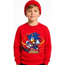 Book OrBook Sonic Sega Sweatshirt Erkek Çocuk (ECSW117)
