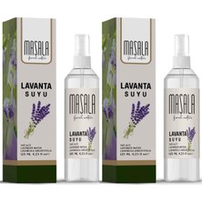 SBN - Store Masala 2 Adet Saf Lavanta Suyu 125 ML%100 Doğal Yağlı Hidrosol - Tonik Lavender Floral Water Hydrosol Tonic