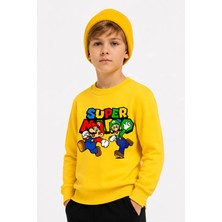 Book OrBook Super Mario Sweatshirt Erkek Çocuk (ECSW019)
