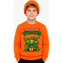 Book OrBook Ninja Kaplumbağalar Sweatshirt Erkek Çocuk (ECSW120)
