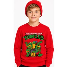 Book OrBook Ninja Kaplumbağalar Sweatshirt Erkek Çocuk (ECSW120)