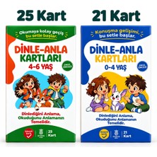 Ananas Kids Dinle Anla Kartları 4-6 Yaş ve Dinle Anla Kartları 0-4 Yaş