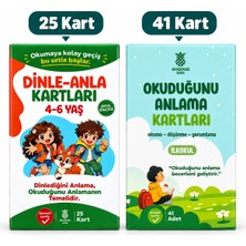 Ananas Kids Okuduğunu Anlama Kartları-Dinle Anla Kartları 4-6 Yaş
