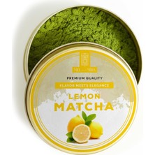 Limon Aromalı Matcha Tozu, Lemon Matcha Powder (50 Gram)