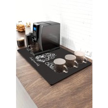 Barista Matı Sıvı Geçirmez Büyük Boy Xxl Kahve Makinesi Pad 40X90CM Kaymaz Taban
