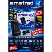 Elma Shop Amstrad Mini 122 Hd -  Full Hd Uydu Alıcısı - Yeni Sürüm - Tkgs - HDMI - Tak Çalıştır