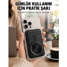 Magsafe Uyumlu Kablosuz Powerbank Taşınabilir Hızlı Şarj Yeni Nesil