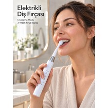 SBN - Store Günlük Ağız Bakımı Için 5 Modlu Şarj Edilebilir Beyaz Elektrikli Diş Fırçası - Lisinya