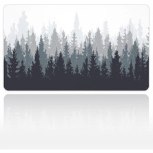 Urzuva Misty Forest 60X40 3mm Kalınlık Premium Gaming Oyuncu Mousepad, Anti Slip Xxl Mouse Pad
