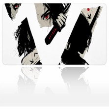 Urzuva Scarlet Gaze Blade 60X40 3mm Kalınlık Premium Gaming Oyuncu Mousepad, Anti Slip Xxl Mouse Pad