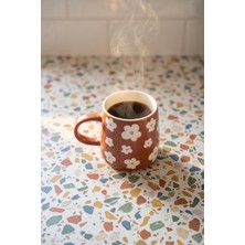Acar Cozy Porselen Kupa Kırmızı - 400 ml