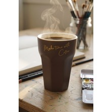 Acar Cozy Porselen Kupa Kahverengi - 240 ml