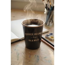 Acar Cozy Porselen Kupa Siyah - 340 ml