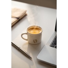 Acar Cozy Porselen Espresso Bardağı Krem - 60 ml