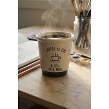 Acar Cozy Porselen Espresso Bardağı Bej - 180 ml