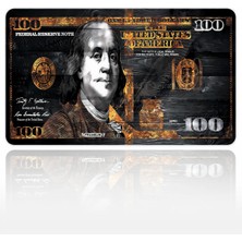 Urzuva Golden Hundred 60X40 3mm Kalınlık Premium Gaming Oyuncu Mousepad, Anti Slip Xxl Mouse Pad