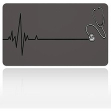 Urzuva Slate Heartbeat 60X40 3mm Kalınlık Premium Gaming Oyuncu Mousepad, Anti Slip Xxl Mouse Pad
