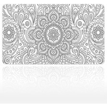 Urzuva Sacred Symmetry 60X40 3mm Kalınlık Premium Gaming Oyuncu Mousepad, Anti Slip Xxl Mouse Pad