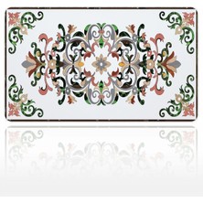 Urzuva Heritage Motif 60X40 3mm Kalınlık Premium Gaming Oyuncu Mousepad, Anti Slip Xxl Mouse Pad