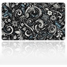 Urzuva Baroque Garden 60X40 3mm Kalınlık Premium Gaming Oyuncu Mousepad, Anti Slip Xxl Mouse Pad