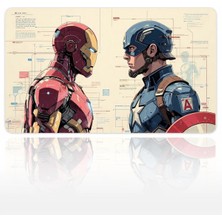 Urzuva Blueprint Standoff 60X40 3mm Kalınlık Premium Gaming Oyuncu Mousepad, Anti Slip Xxl Mouse Pad