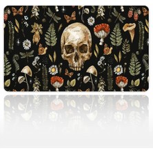 Urzuva Botanic Bones 60X40 3mm Kalınlık Premium Gaming Oyuncu Mousepad, Anti Slip Xxl Mouse Pad