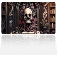 Urzuva Gothic Bloom 60X40 3mm Kalınlık Premium Gaming Oyuncu Mousepad, Anti Slip Xxl Mouse Pad