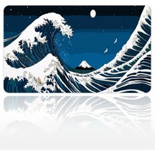 Urzuva Kanagawa Night 60X40 3mm Kalınlık Premium Gaming Oyuncu Mousepad, Anti Slip Xxl Mouse Pad