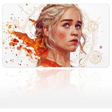 Urzuva Ember Queen Sketch 60X40 3mm Kalınlık Premium Gaming Oyuncu Mousepad, Anti Slip Xxl Mouse Pad
