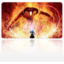 Urzuva Inferno Stand 60X40 3mm Kalınlık Premium Gaming Oyuncu Mousepad, Anti Slip Xxl Mouse Pad