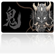 Urzuva Void Oni Gray 60X40 3mm Kalınlık Premium Gaming Oyuncu Mousepad, Anti Slip Xxl Mouse Pad