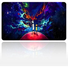 Urzuva Cosmic Curiosity 60X40 3mm Kalınlık Premium Gaming Oyuncu Mousepad, Anti Slip Xxl Mouse Pad
