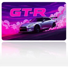 Urzuva Neon Drift Legend 60X40 3mm Kalınlık Premium Gaming Oyuncu Mousepad, Anti Slip Xxl Mouse Pad