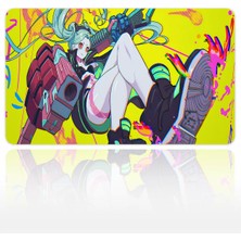 Urzuva Acid Glitch Rebel 60X40 3mm Kalınlık Premium Gaming Oyuncu Mousepad, Anti Slip Xxl Mouse Pad