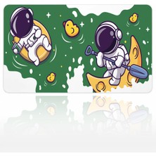 Urzuva Cosmic Duck Pond 60X40 3mm Kalınlık Premium Gaming Oyuncu Mousepad, Anti Slip Xxl Mouse Pad