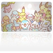 Urzuva Pastel Doodle Pals 60X40 3mm Kalınlık Premium Gaming Oyuncu Mousepad, Anti Slip Xxl Mouse Pad