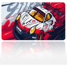 Urzuva Crimson Track Legend 60X40 3mm Kalınlık Premium Gaming Oyuncu Mousepad, Anti Slip Xxl Mouse Pad